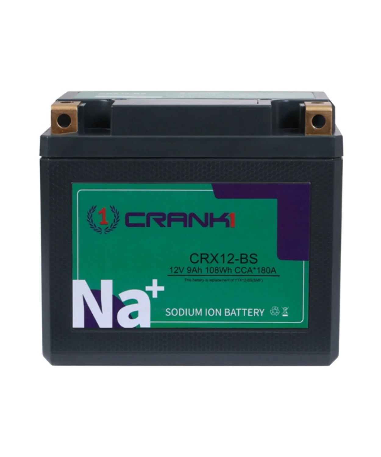 Crank1 Sodium ION Factory Activated Battery for Triumph Speed Triple 1050R - (2005-2025) - CRX12-BS