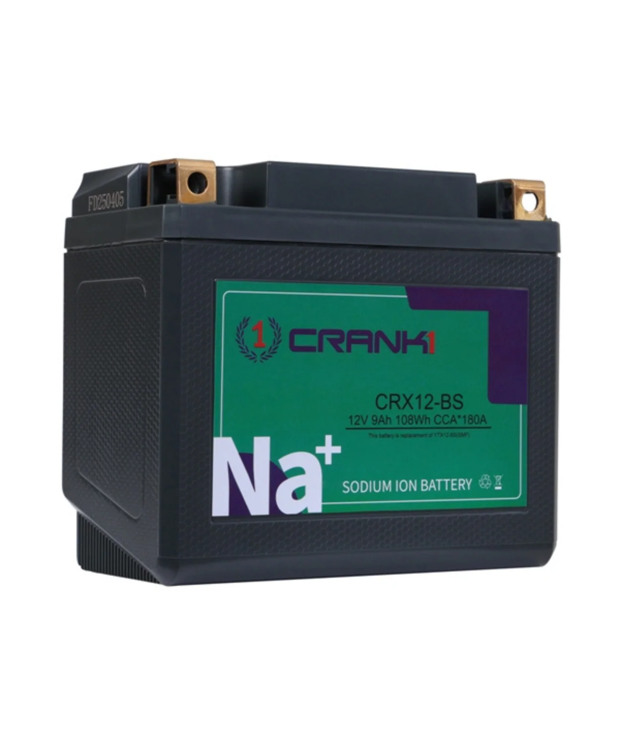 Crank1 Sodium ION Factory Activated Battery for Triumph Thruxton 865CC - (2009-2025) - CRX12-BS - Image 6
