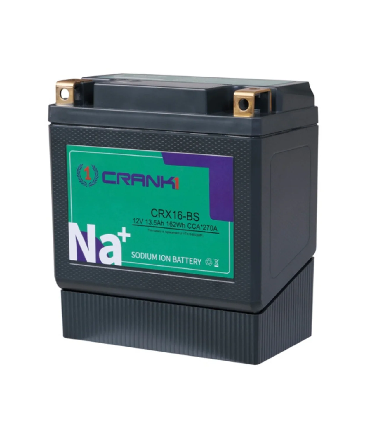 Crank1 Sodium ION Factory Activated Battery for Triumph Tiger 800XCA - (2014-2020) - CRX16-BS - Image 6
