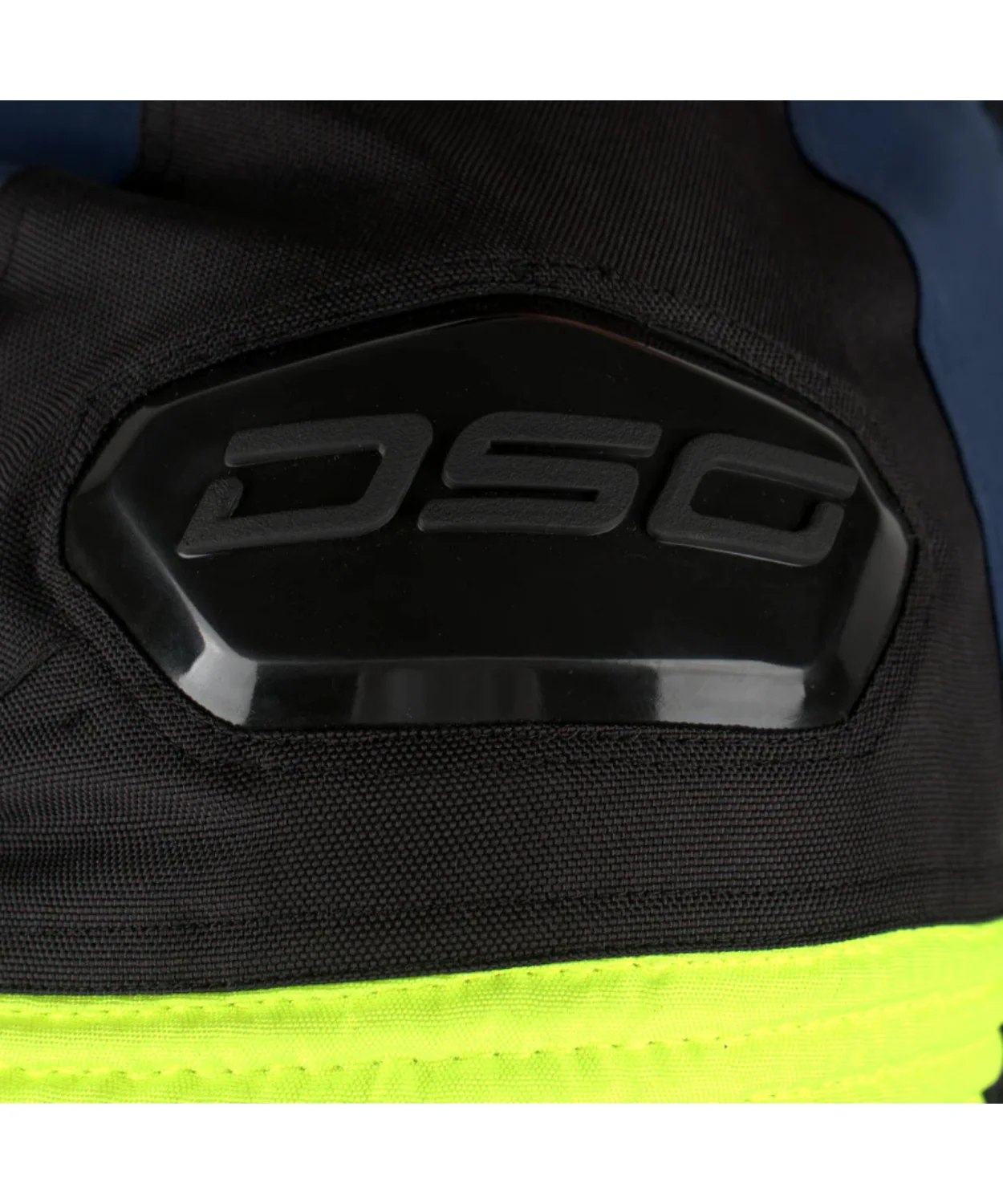 DSG Apex V2 Riding Jacket - Black Blue Yellow Fluo - Image 7