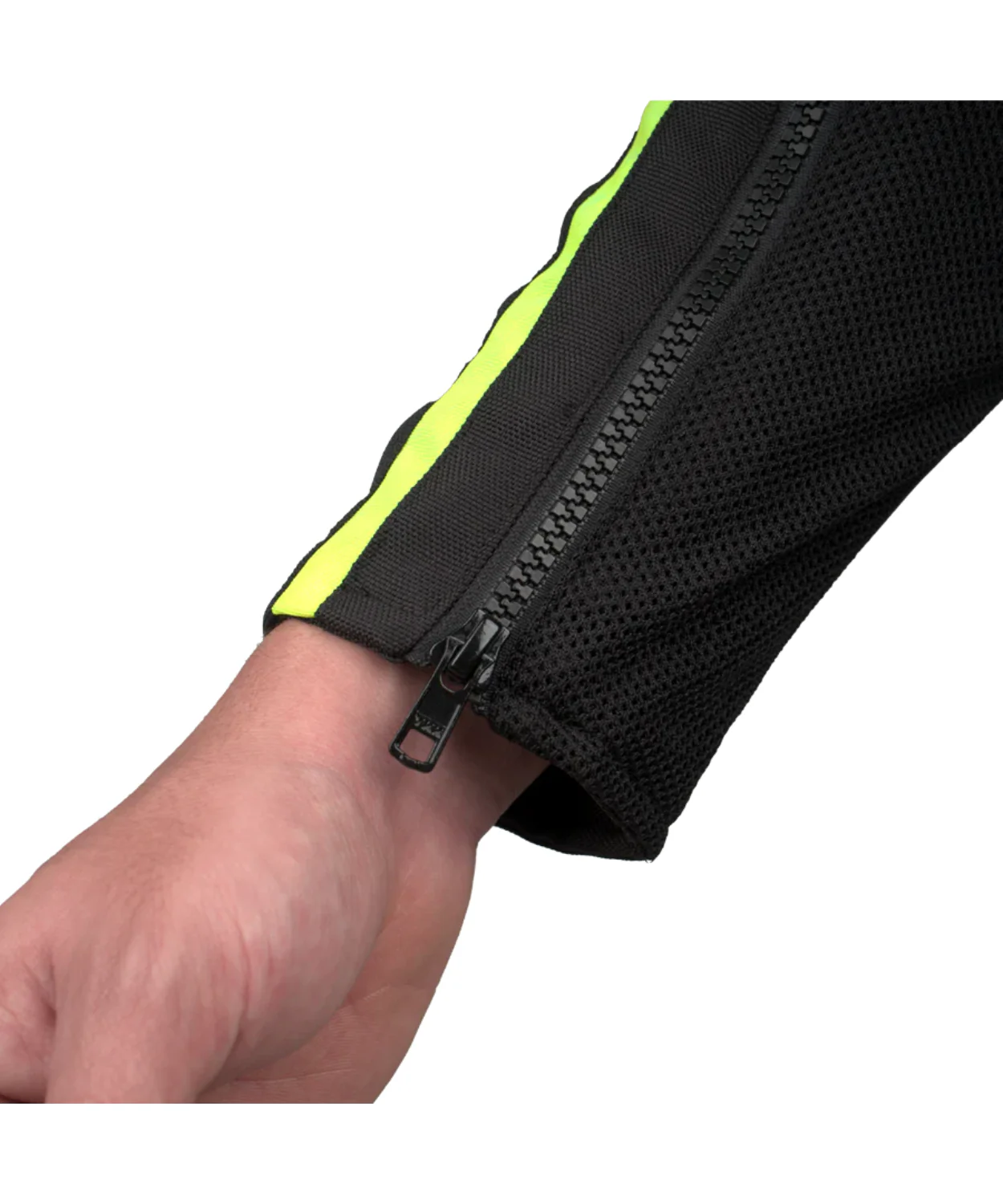 DSG Apex V2 Riding Jacket - Black Blue Yellow Fluo - Image 8