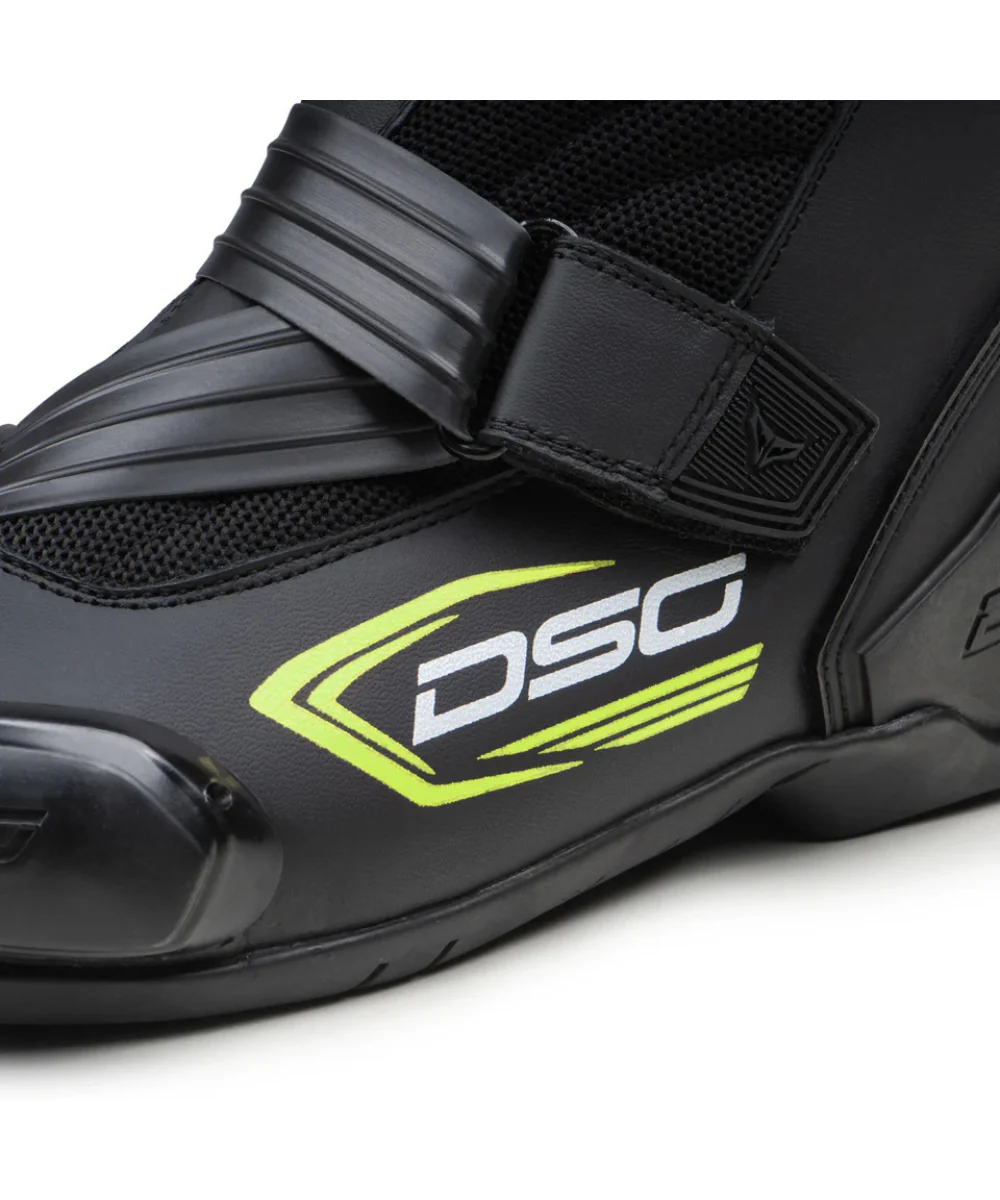DSG GP-1 Riding Boots - Black Yellow - Image 8