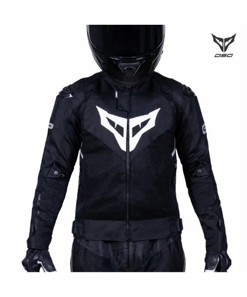 DSG GP X Riding Jacket - Black White - Image 5