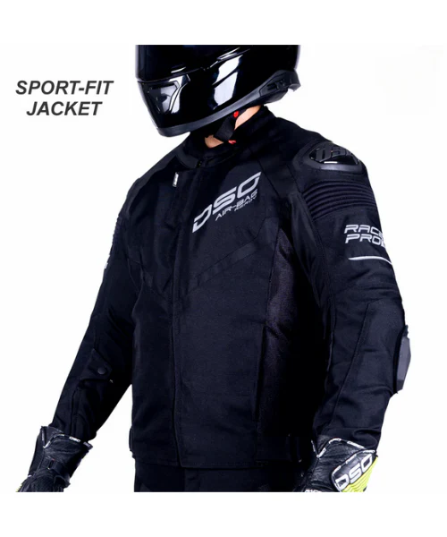 DSG Race Pro V2 Riding Jacket - Black - Image 2