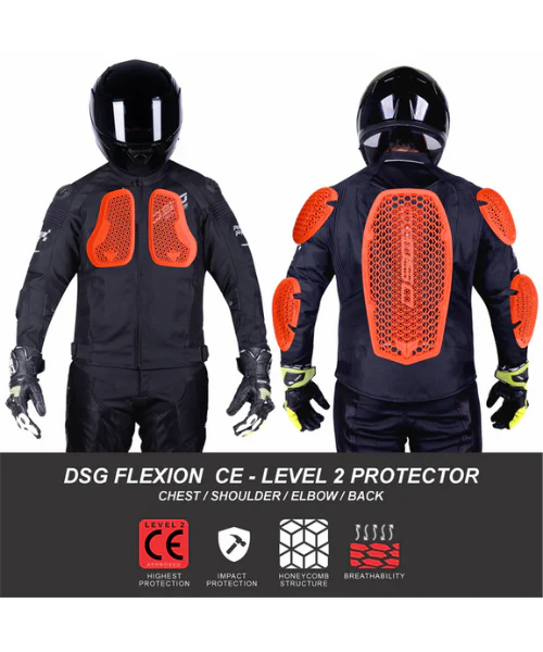 DSG Race Pro V2 Riding Jacket - Black - Image 5