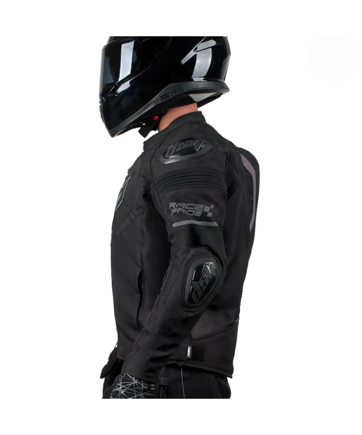 DSG Race Pro V3 Riding Jacket - Black - Image 6
