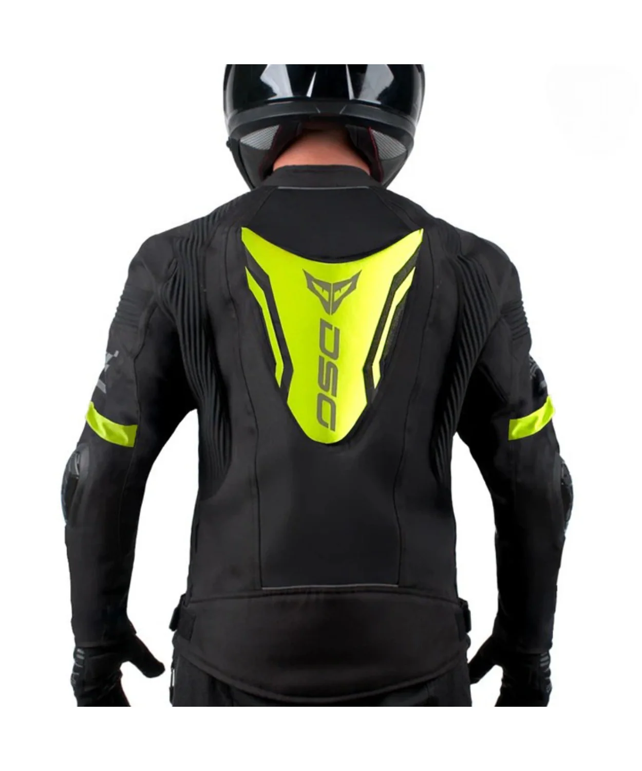 DSG Race Pro V3 Riding Jacket - Yellow Fluo - Image 2