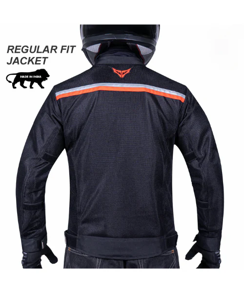 DSG Roadster Riding Jacket - Black Red - Image 2