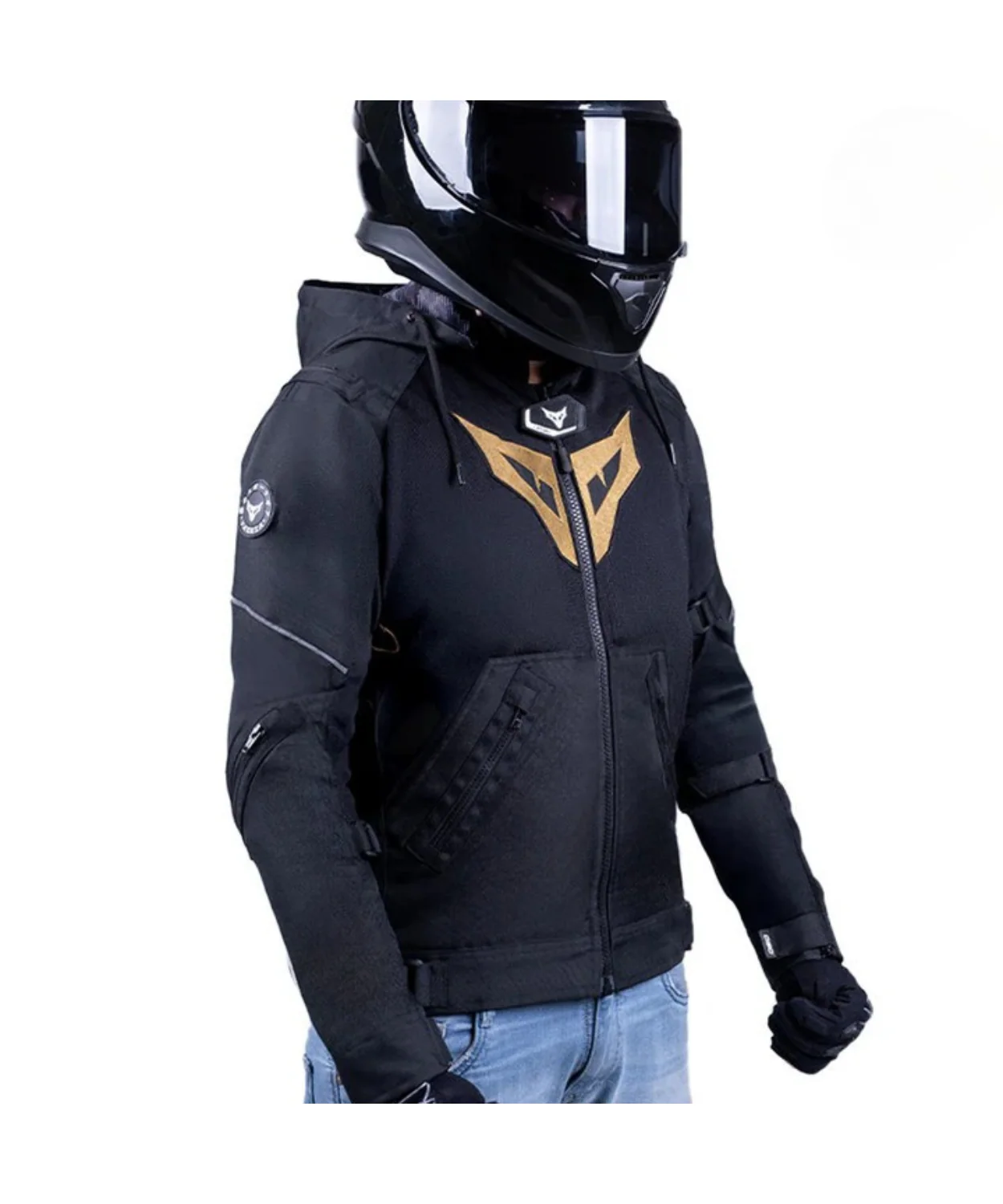 DSG Yakuza Riding Jacket - Black Gold - Image 4