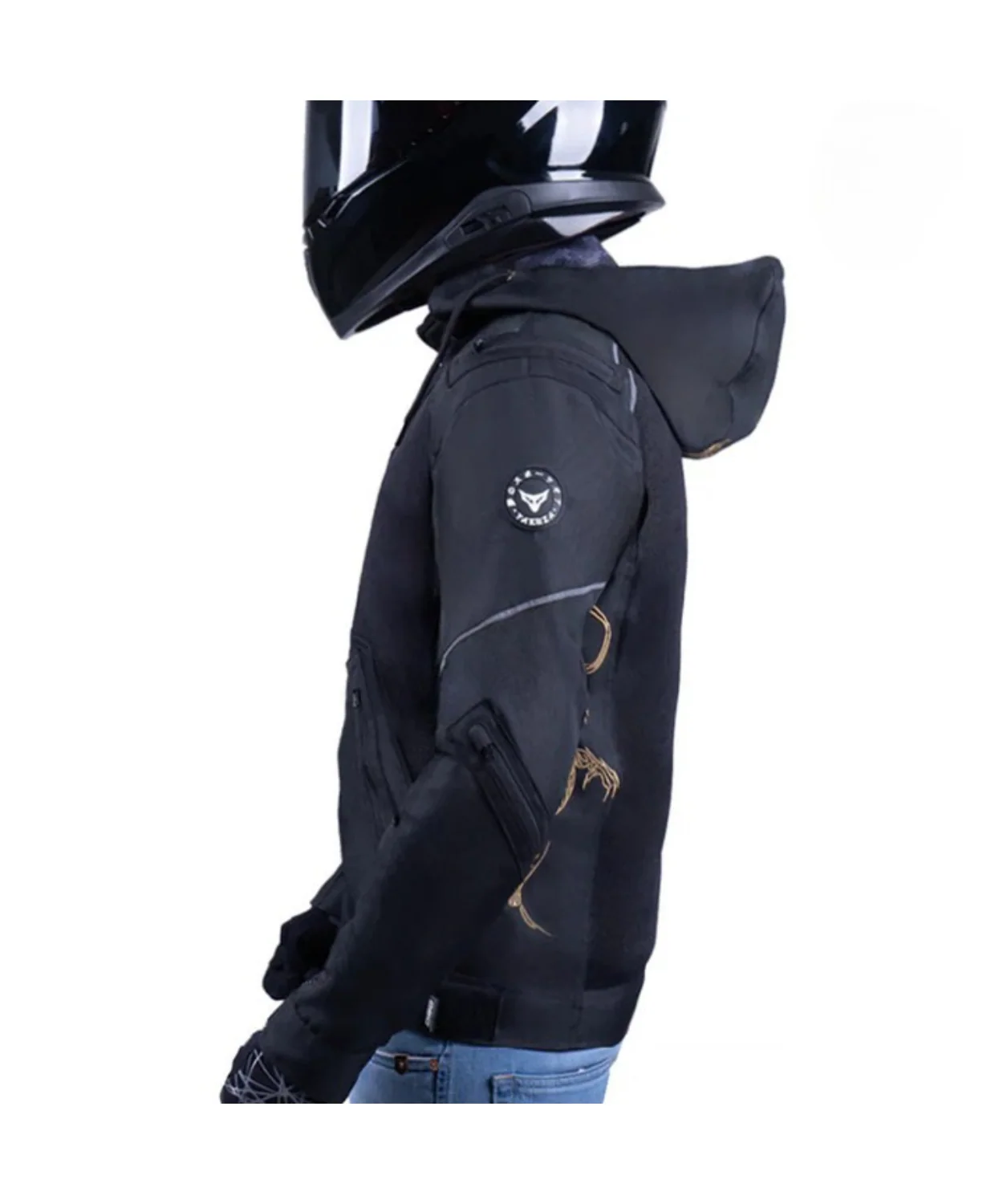 DSG Yakuza Riding Jacket - Black Gold - Image 6