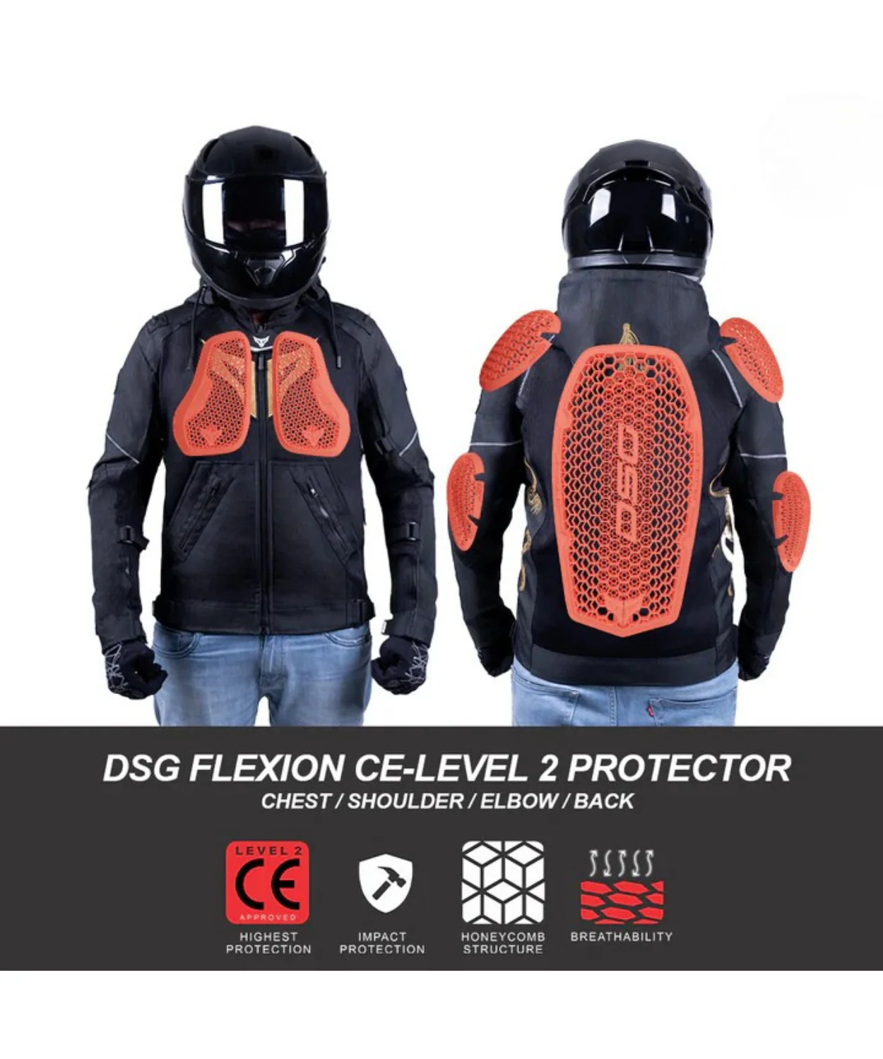 DSG Yakuza Riding Jacket - Black Gold - Image 9