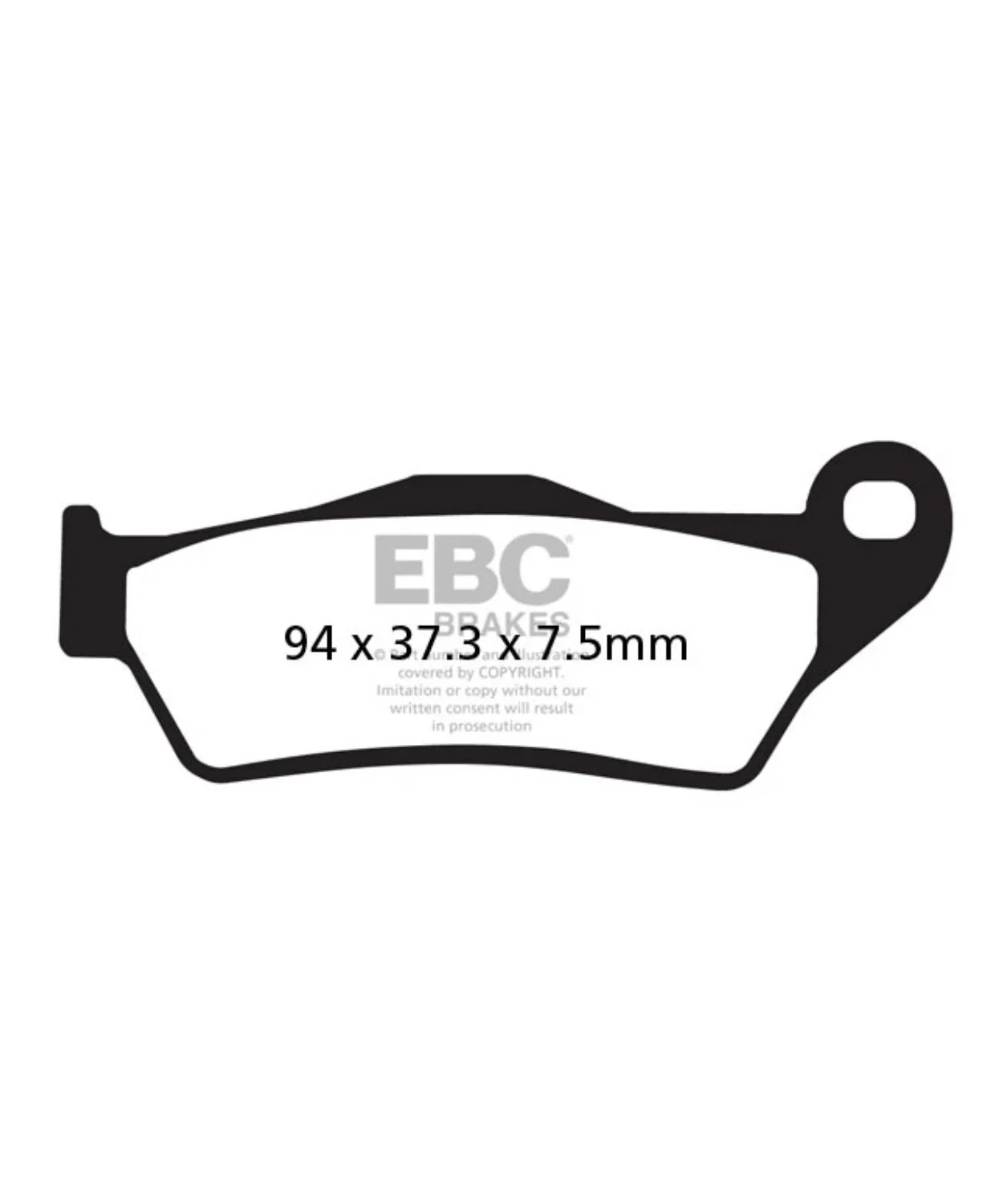 EBC Brake Pads - Double H Sintered Brakes - FA181HH - Image 2