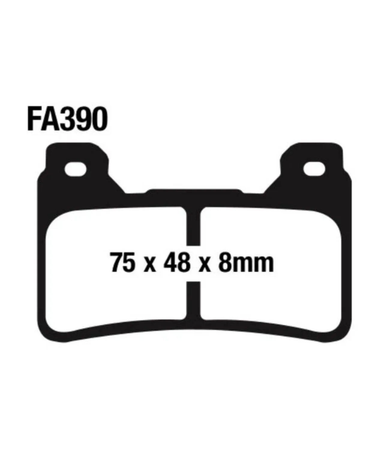 EBC Brake Pads - Double H Sintered Brakes - FA390HH - Image 2