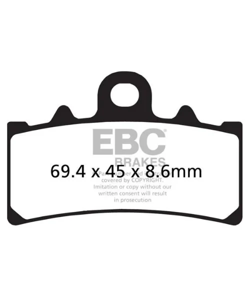 EBC Brake Pads - Double H Sintered Front Brakes - FA606HH - Image 2