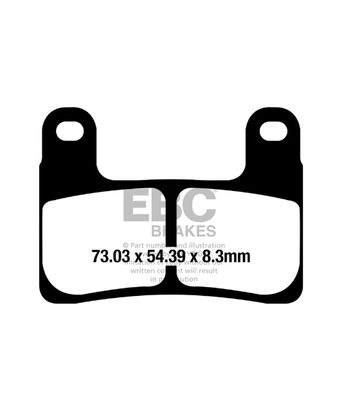 EBC Brake Pads - Double H Sintered Brakes - FA724HH - Image 2