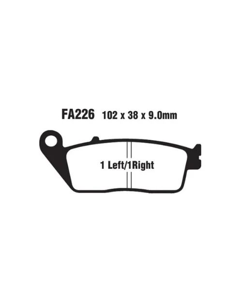 EBC Brake Pads - Double H Sintered Front Brakes - FA226HH - Image 2