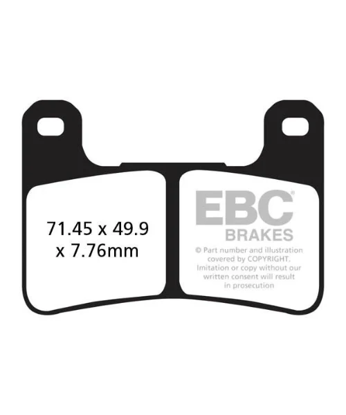 EBC Brake Pads - Double H Sintered Front Brakes - FA379HH - Image 2