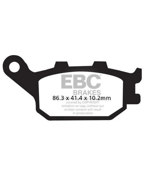 EBC Fully Sintered Brake Pads For Honda CBR 600 F4i (2001-2006) - Image 2