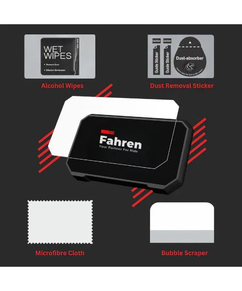 Fahren Motorcycle Screen Protector - Fahren F1 and F1 Pro - Image 4