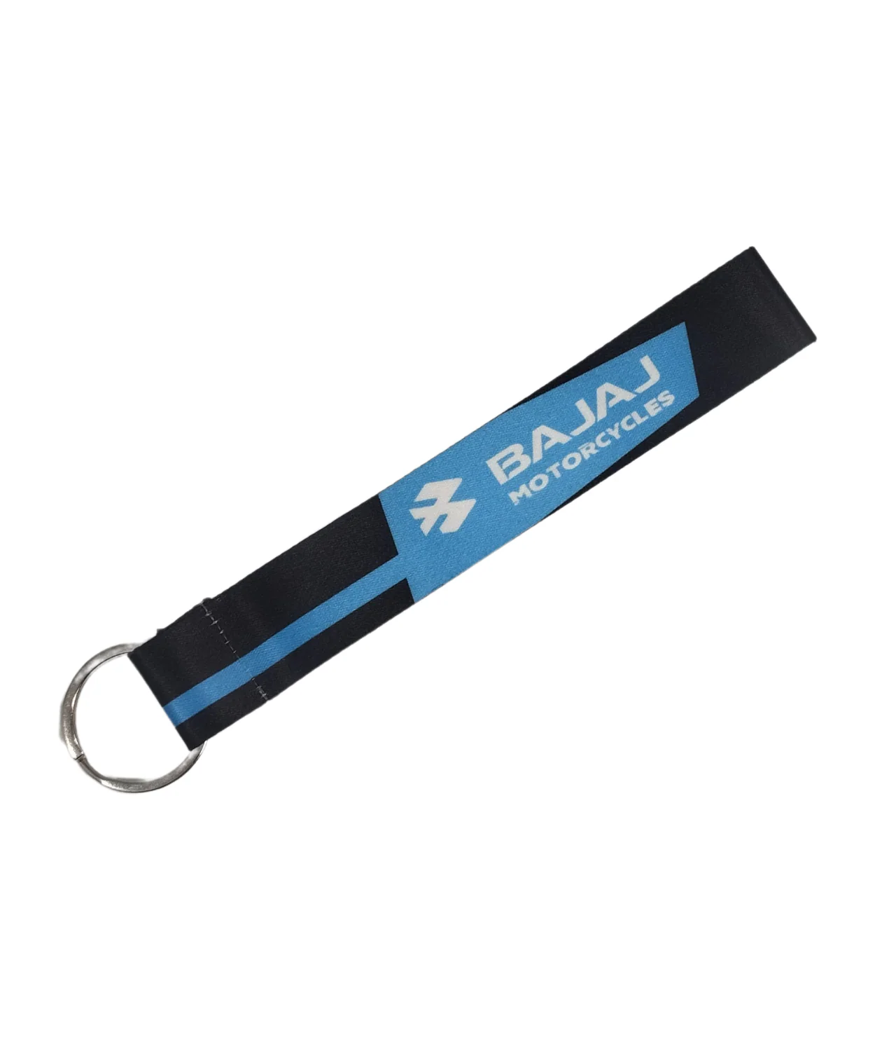 Fast Bend Bajaj Motorcycles Cloth Keychain - Blue