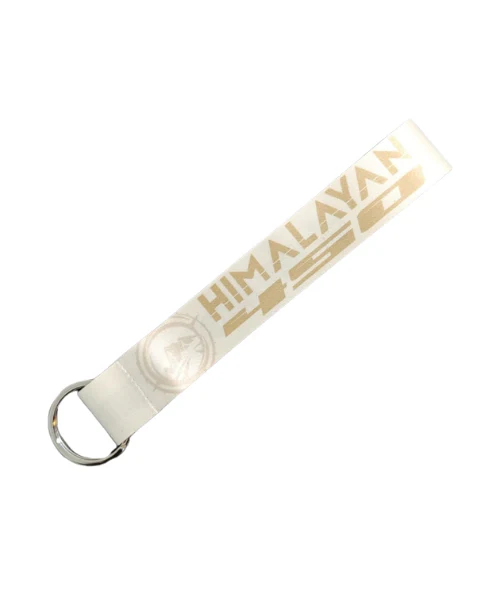 Fast Bend Himalyan Built for All Roads Cloth Keychain - Beige