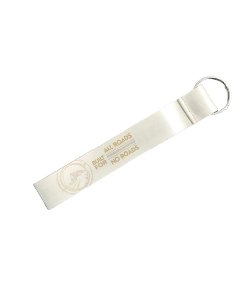 Fast Bend Himalyan Built for All Roads Cloth Keychain - Beige - Image 2