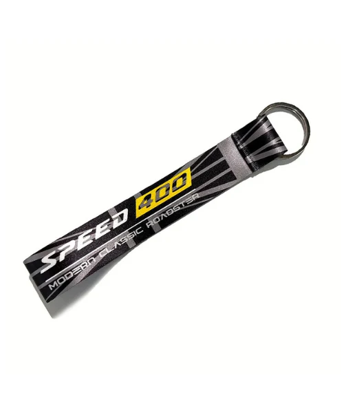 Fast Bend Roadster Classic Speed 400 Cloth Keychain - Black - Image 2