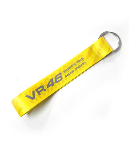 Fast Bend Rossi Racing Cloth Keychain - Yellow - Image 2