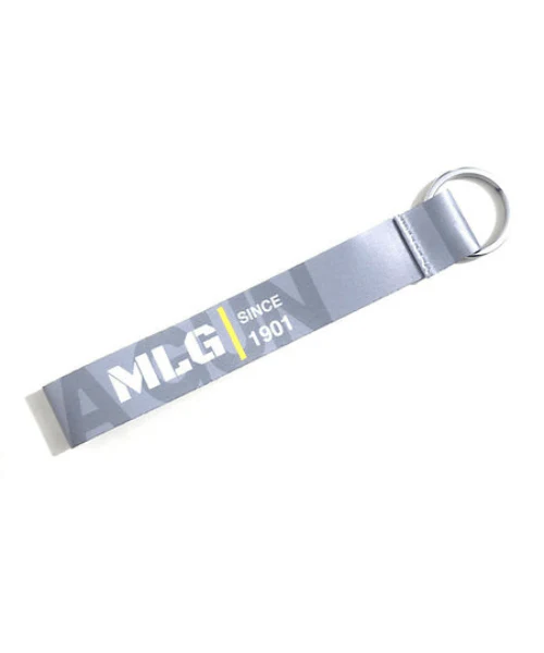 Fast Bend Royal Enfield MLG Cloth Keychain - Silver - Image 2