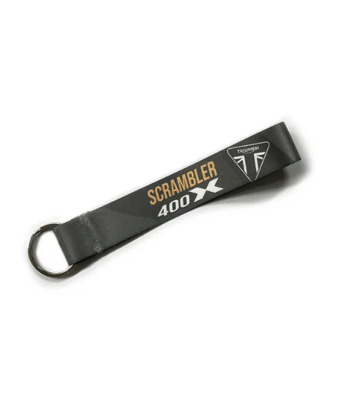 Fast Bend Scrambler 400x Cloth Keychain - Grey