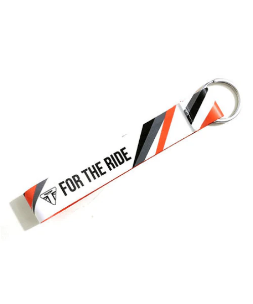 Fast Bend Triumph Trident Cloth Keychain - Black - Image 2