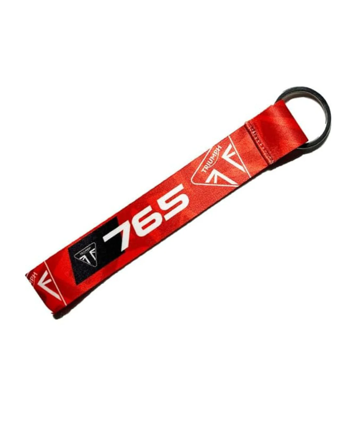 Fast Bend 2554 Triumph Street Triple Cloth Keychain - Red
