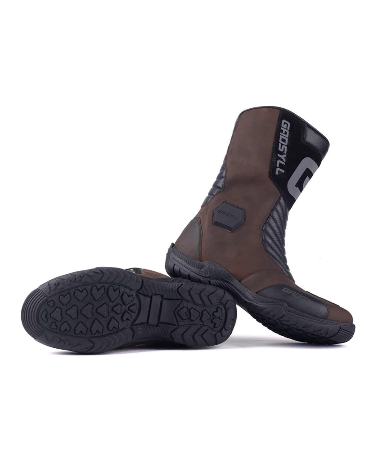 Gadsyll G-STAR 11 V2 Water Resistant Motorcycle Riding Boots - Brown - Image 5