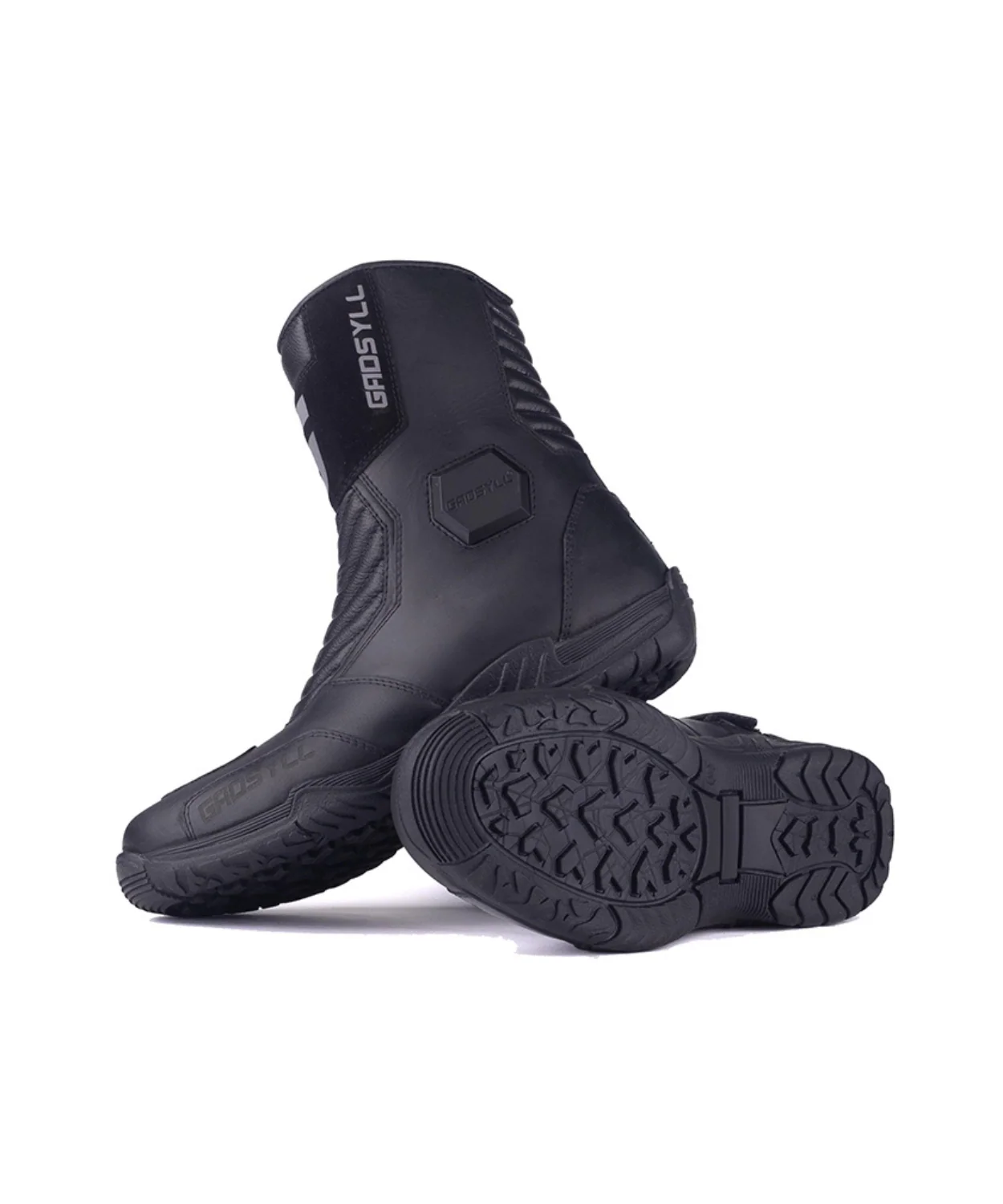 Gadsyll G-STAR 9 V2 Water Resistant Motorcycle Riding Boots - Black - Image 5
