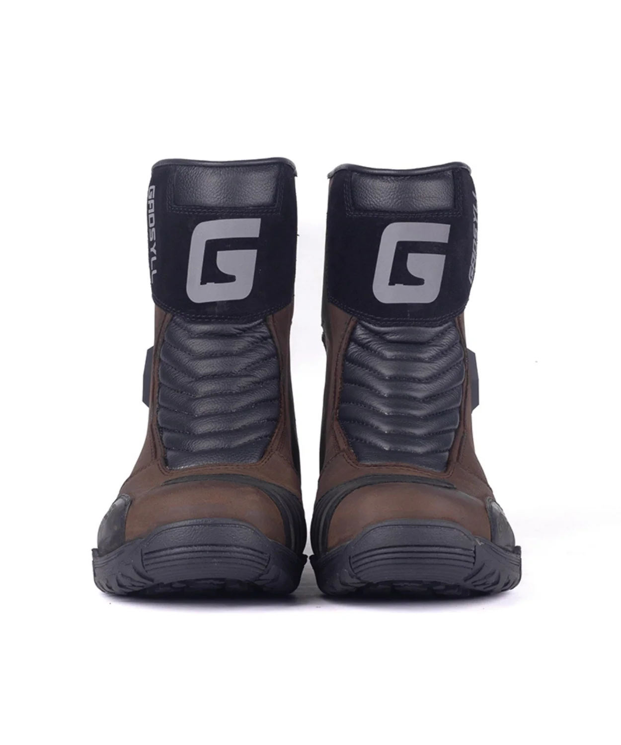Gadsyll G-STAR 9 V2 Water Resistant Motorcycle Riding Boots - Brown - Image 3