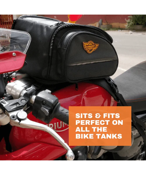 Guardian Gears Shark Universal 28L Non Magnetic Tank Bag with Rain Cover - Image 13