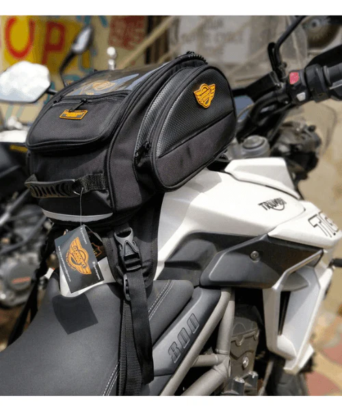 Guardian Gears Shark Universal 28L Non Magnetic Tank Bag with Rain Cover - Image 14