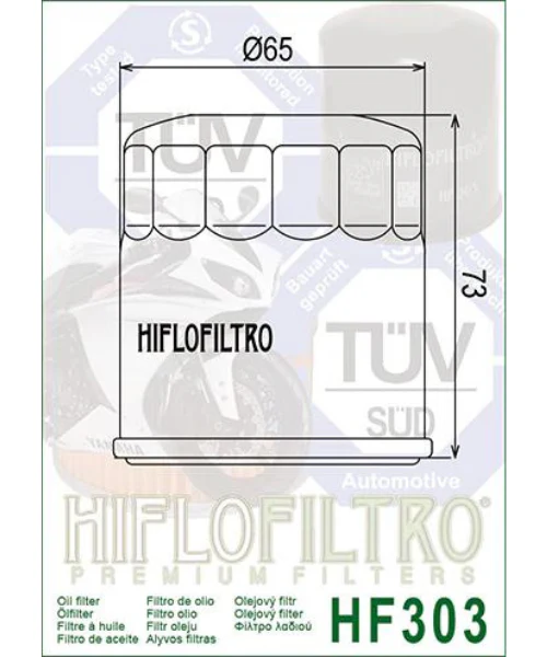 Hiflo Filtro Oil Filter - HF303 - Image 5