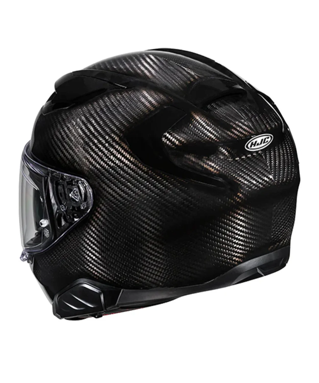 HJC F71 (F7X) Carbon Solid Helmet - Black - Image 2