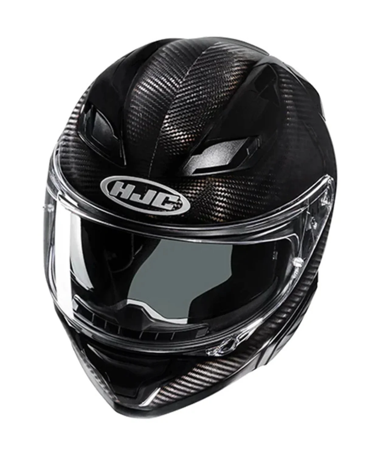 HJC F71 (F7X) Carbon Solid Helmet - Black - Image 3