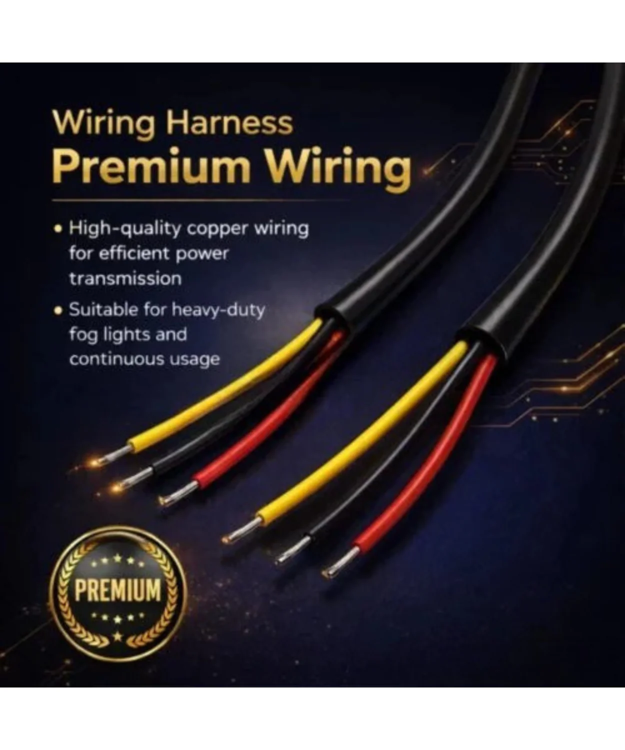 HJG 3 Pin Wireless Wiring Harness Kit with Remote Control - Image 3
