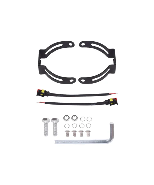 HJG 7 Led White/Yellow Fog Light (70W) with Yellow Filter and Dimmer (1 Year Warranty) - Image 4