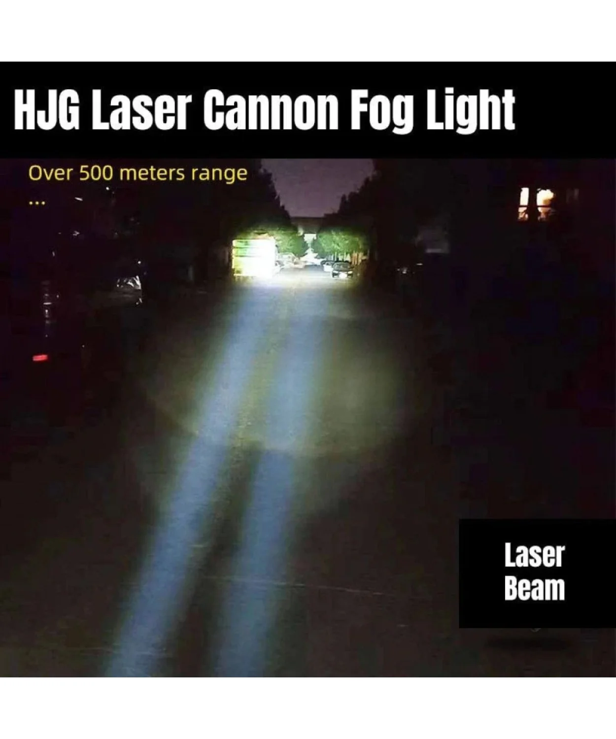HJG 80W Laser Cannon Fog Light Dual Colour - Pair - Image 11