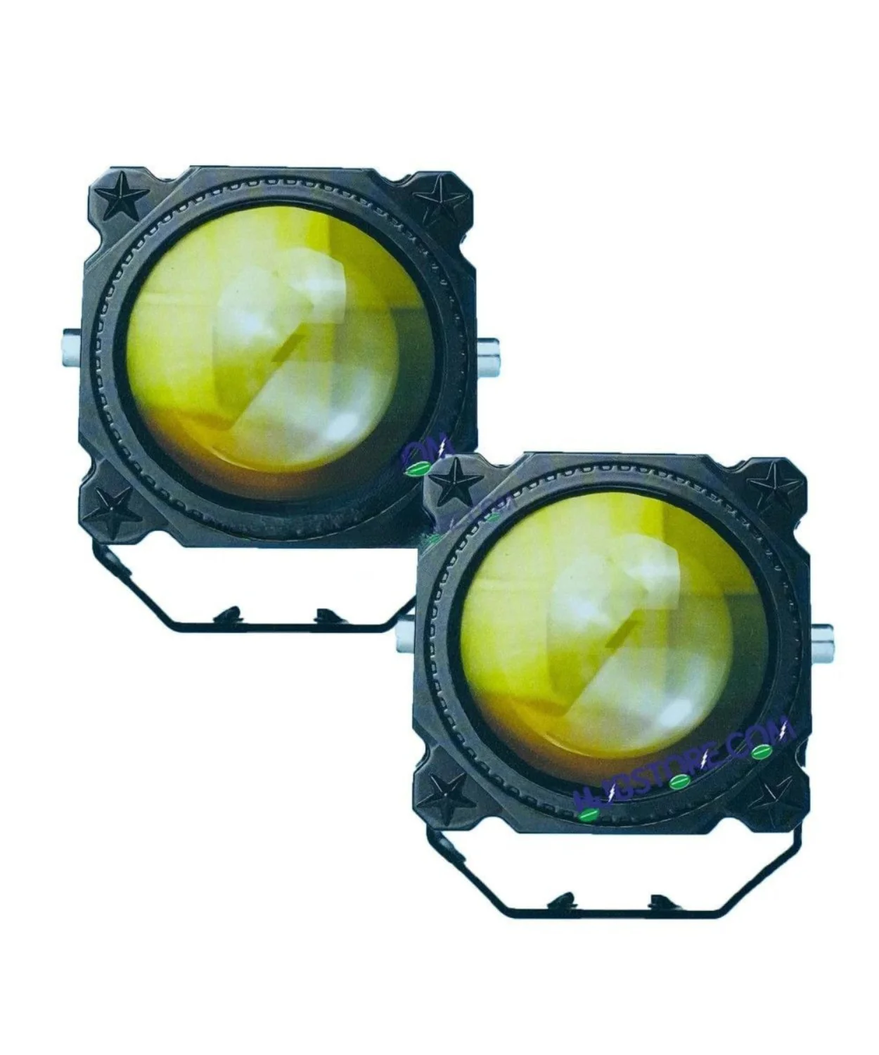 HJG 80W Laser Cannon Fog Light Dual Colour - Pair - Image 4