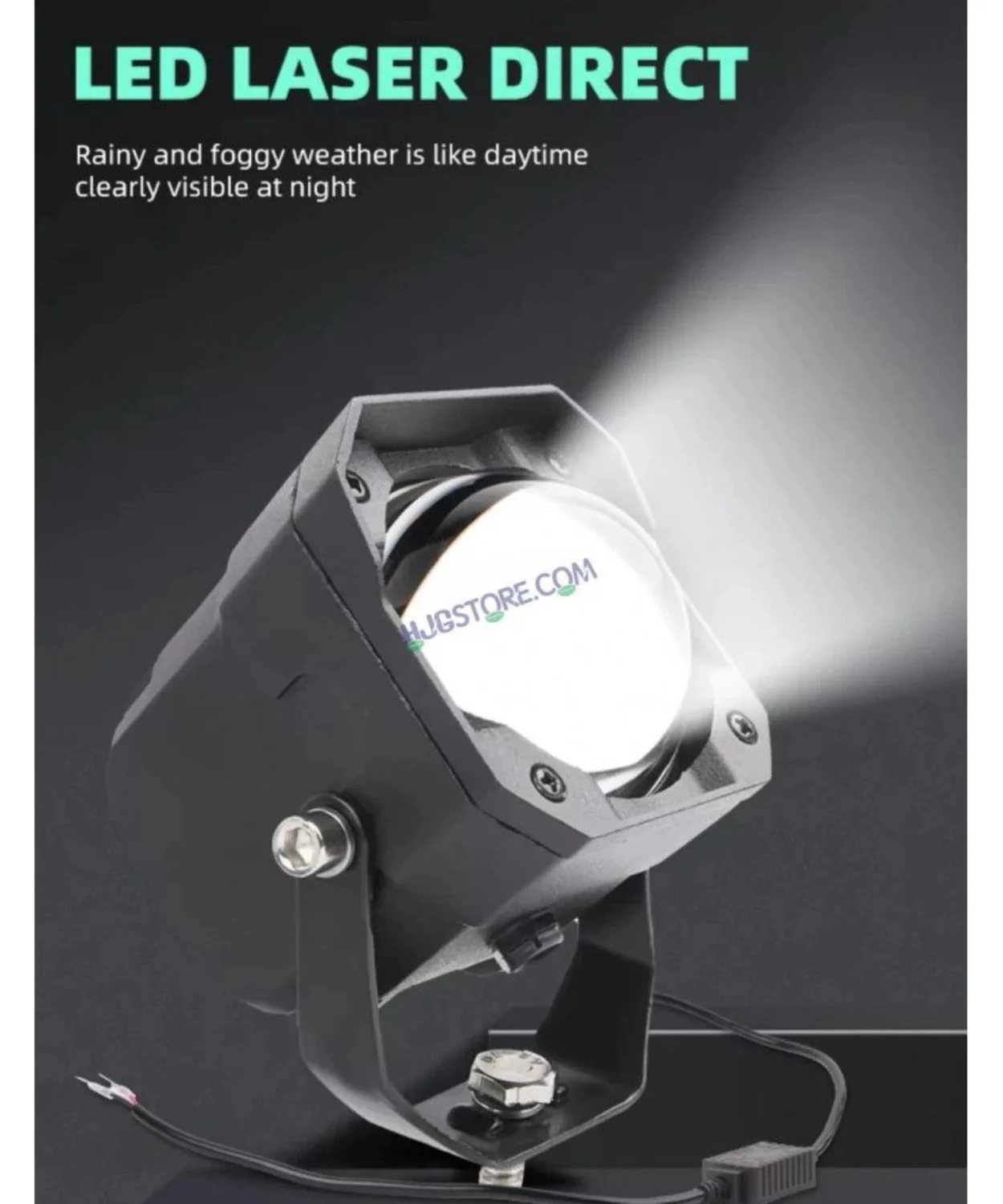 HJG 80W Laser Cannon Fog Light Dual Colour - Pair - Image 8