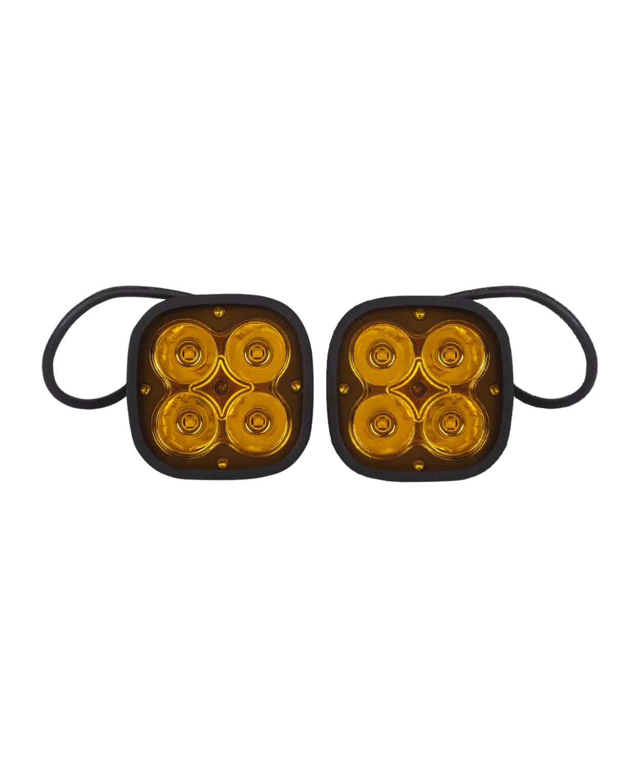HJG LED 60W Motorcycle Spot Beam Aux Lamp with Wireharness and Switch (1 Year Warranty)