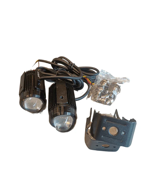 HJG White and Yellow Mini Drive Fog Light - Pair (1 Year Warranty) - Image 3