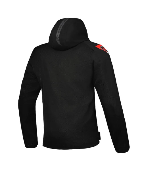 Ixon Fierce Riding Jacket - Black White Red - Image 2