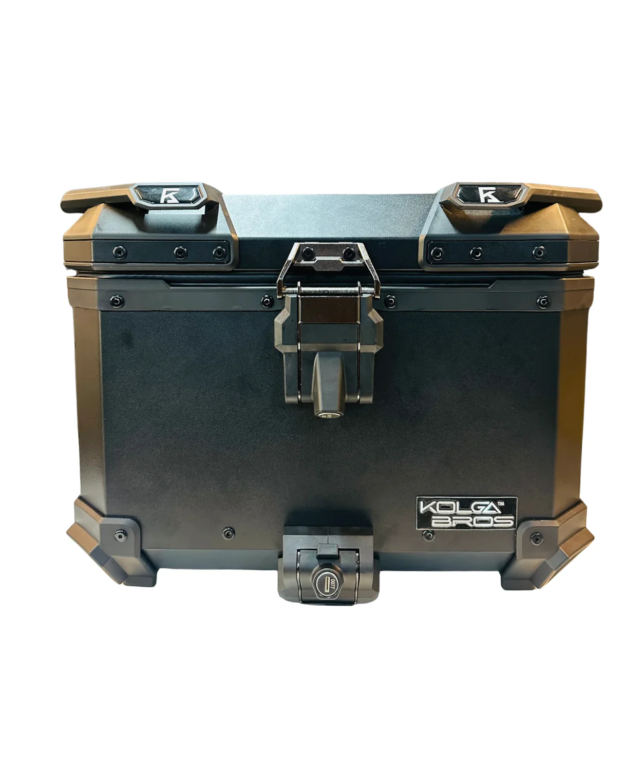 Kolga Bros Beast Moto Trunk Aluminium Alloy Top Box - Black - KBMT-03