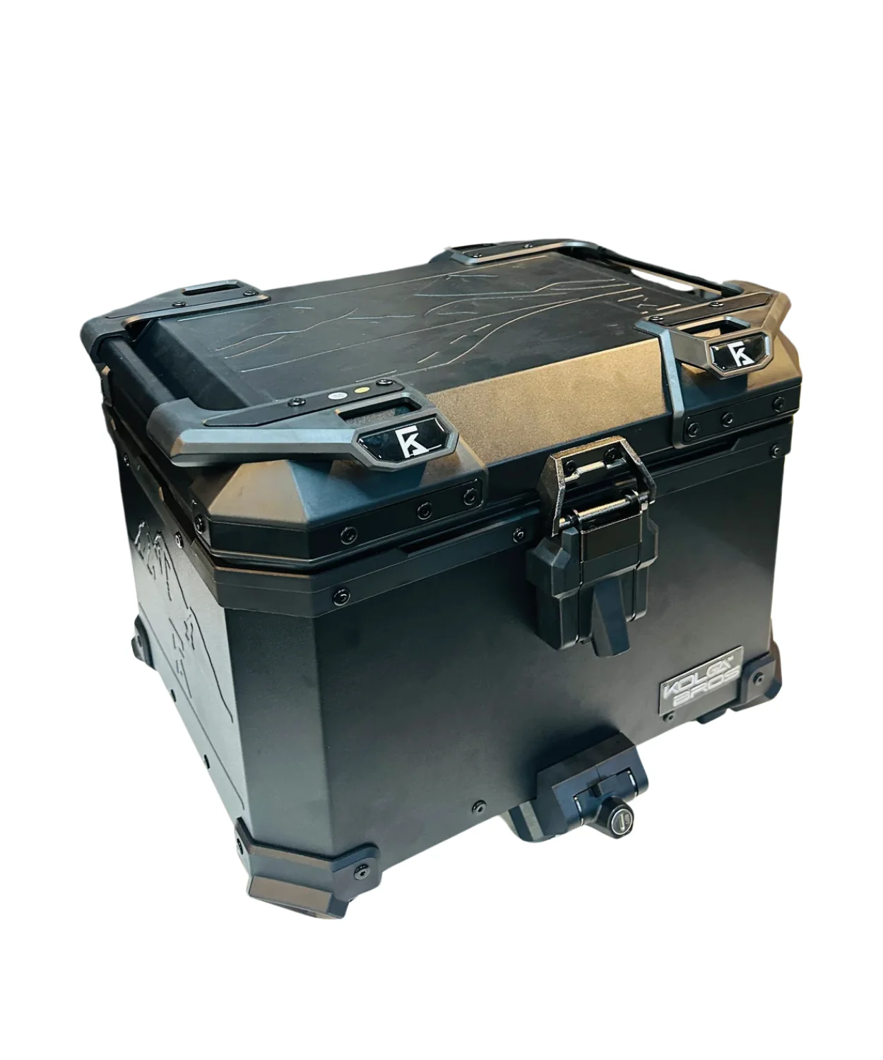 Kolga Bros Beast Moto Trunk Aluminium Alloy Top Box - Black - KBMT-03 - Image 3